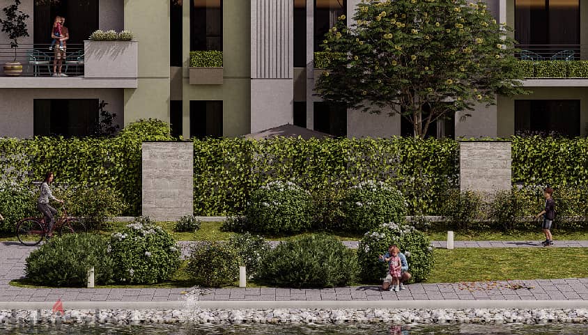 5% down payment for a unique apartment with a private garden in the heart of Heliopolis, Isola Compound 3