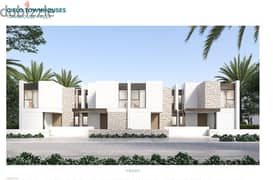 3 bedroom townhouse corner 0% Down payment installment up to 8 years in Solare  north coast, Ras elhekma selling area 174m² Land area 211m² 0