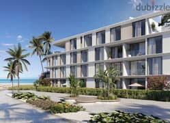 Chalet 131m first row on the sea Prime Location in a fully finished strategic location in Sodic June with installments. 0