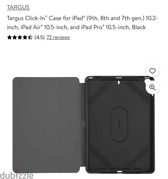 Targus Ipad cover from USA (black) - as new 3