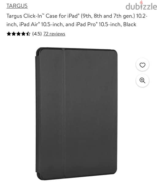 Targus Ipad cover from USA (black) - as new 5