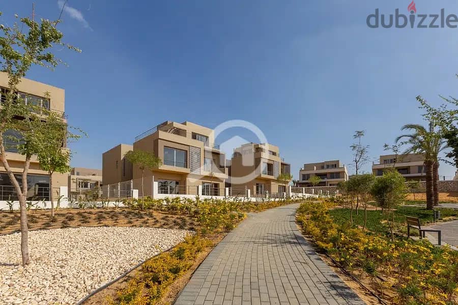 Stand alone villa 343 meters with golf view - in front of the AUC in Palm Hills New Cairo Compound 3