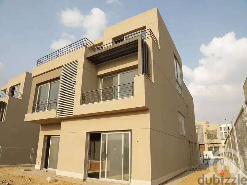 Stand alone villa 343 meters with golf view - in front of the AUC in Palm Hills New Cairo Compound 4