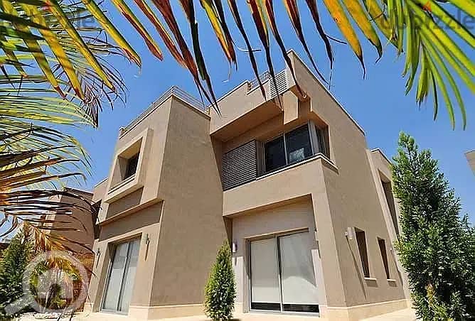 Stand alone villa 343 meters with golf view - in front of the AUC in Palm Hills New Cairo Compound 8