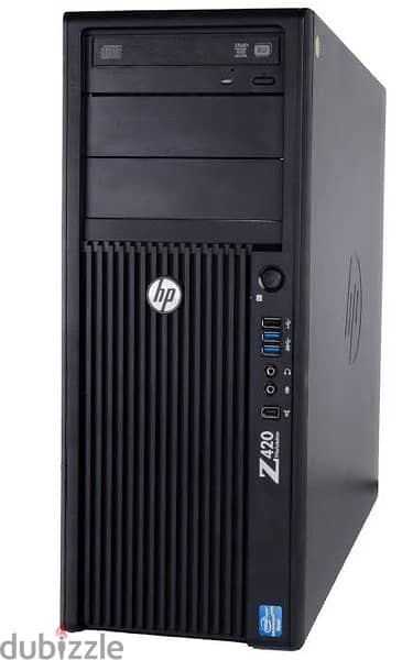 Z420 Workstation with dell fhd ips 24 , للبيع z٤٢٠ مع شاشه ديل ٢٤ بوصة 1