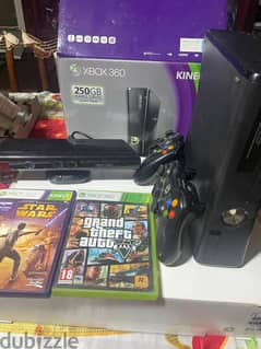 XBOX 360 KINECT/ GTA 5/ 2 Controllers/BOX/Other Games 0