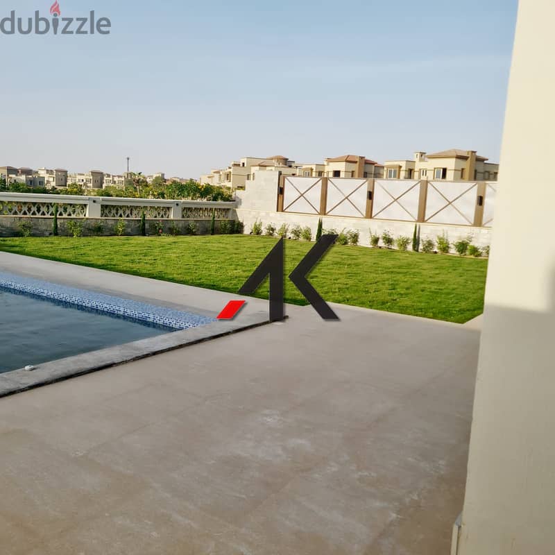 Furnished Stand Alone L900m. with pool For Rent in Palm Hills Kattameya- PK1 7