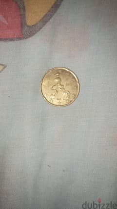Euro 20 cent italy 2002