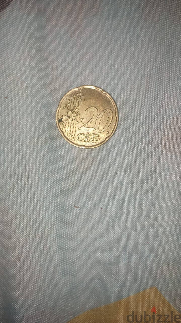 Euro 20 cent italy 2002 1