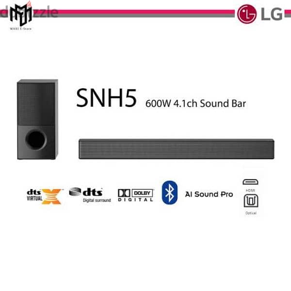 lg sound bar snh5 1