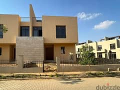 Twin house for sale in O West Orascom Compound in 6th of October City, fully finished
