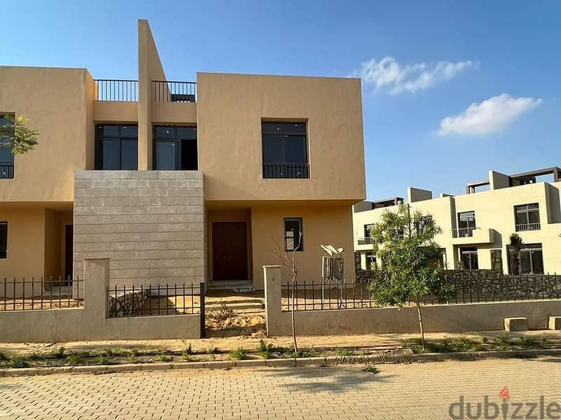 Twin house for sale in O West Orascom Compound in 6th of October City, fully finished 0