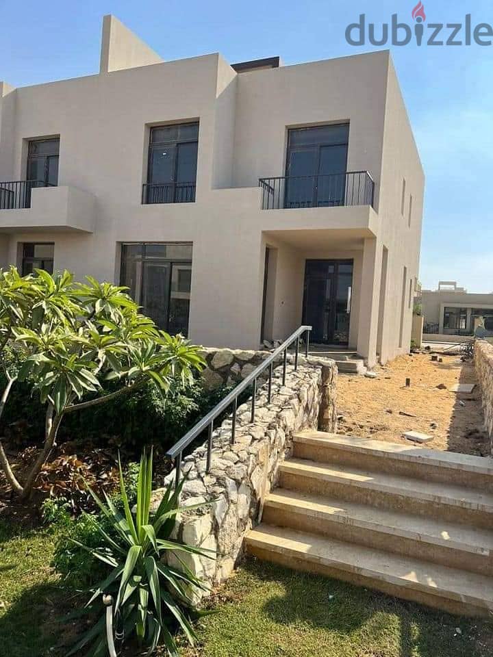 Townhouse for sale in O West Orascom Compound in 6th of October City, fully finished 3