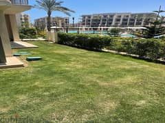 Fully Finished and Fully Furnished Ground with Garden Chalet for Sale Direct on the Swimming Pool in Marina 2 Marassi 0