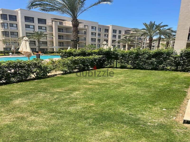 Fully Finished and Fully Furnished Ground with Garden Chalet for Sale Direct on the Swimming Pool in Marina 2 Marassi 2