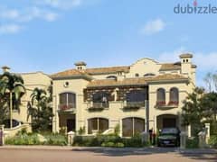 Standalone villa for sale in New Cairo 500m with 7y installments in Saada next to Rehab City and Suez Roadفيلا مستقلة  للبيع في التجمع الخامس  500 متر