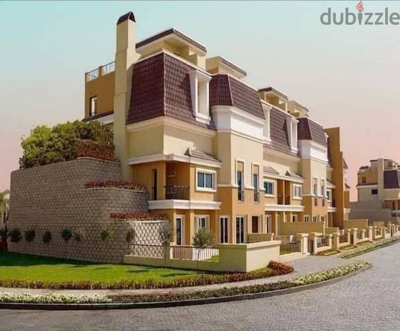 Ground floor apartment with roof 218 sqm + roof 127 sqm for sale in Pamez Location in Sarai Compound, Mostaqbal City, with a 10% down payment 2