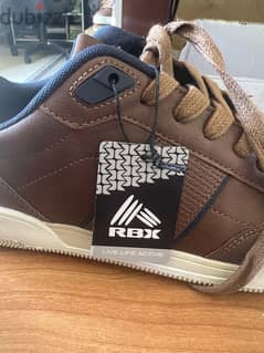 Original RBX Shoes for men - Size 42 Brown Color Modern  New one with 0
