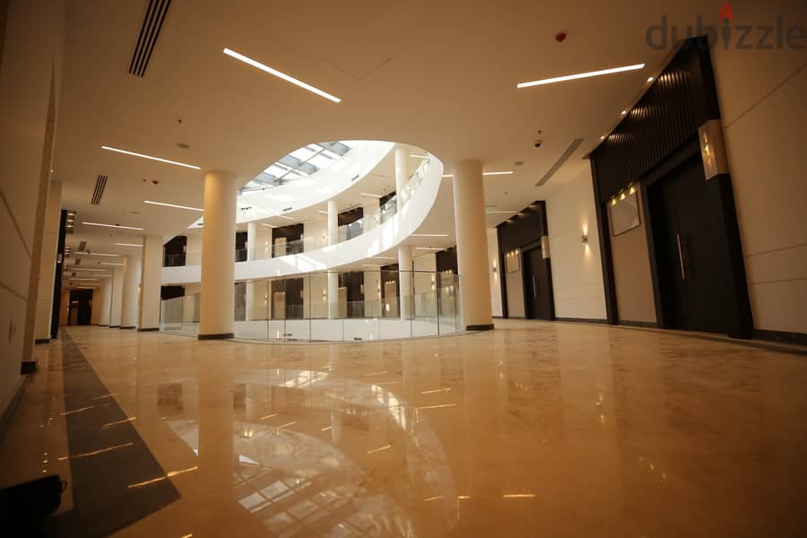 An administrative unit with an area of ​​148 square meters in Centro Mall in front of the American University, Southern Lotus, second floor, next to W 16