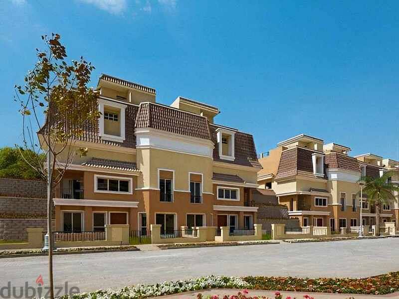 Lowest price villa for sale next to Madinaty in Sarai Sarai Compound, New Cairo 0