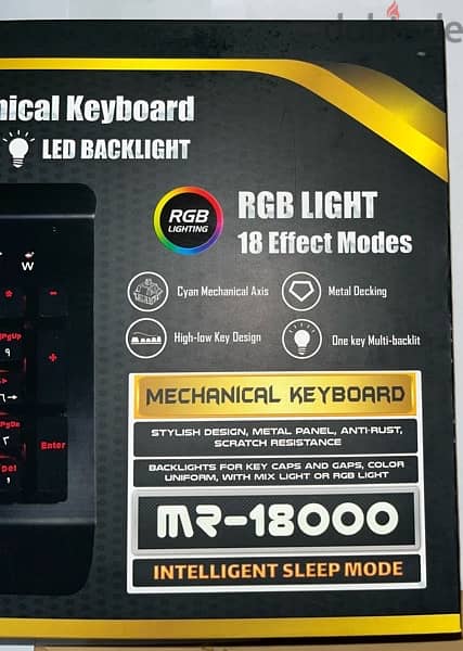 Gaming RGB Keyboard for sale 1