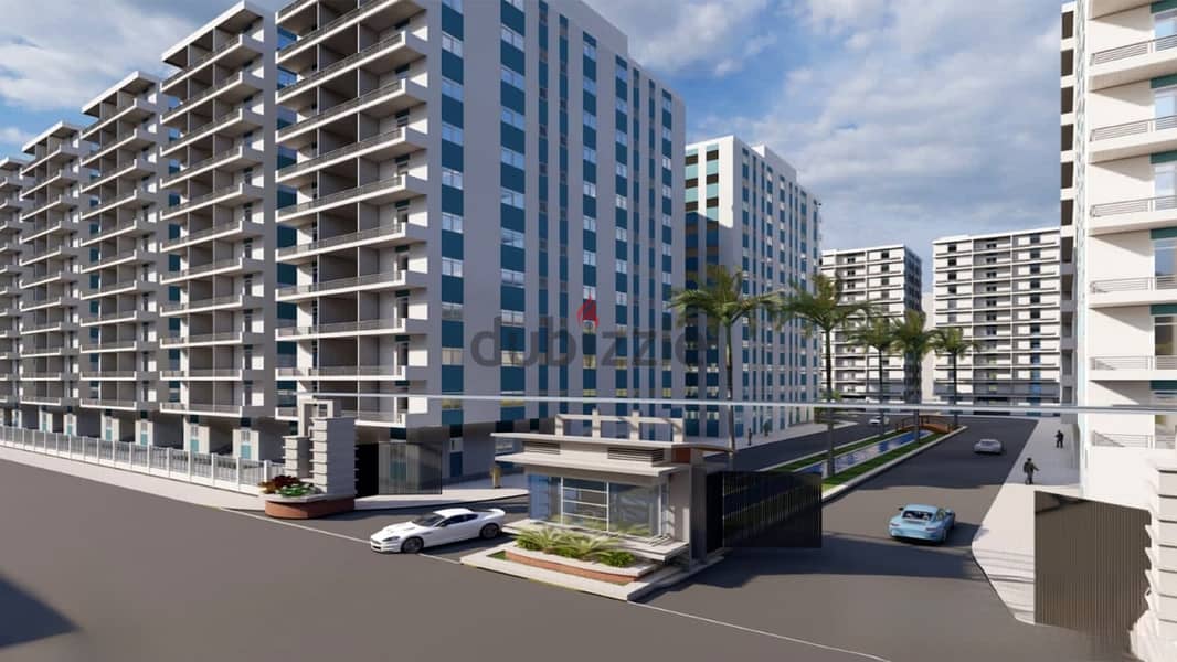 إستلام فوري بمقدم 30% شقة 150 3 غرف في مدينة نصر كمبوند Green Oasis 2
