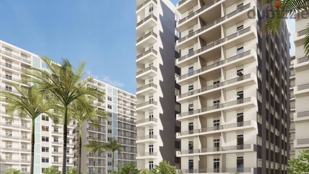 إستلام فوري بمقدم 30% شقة 150 3 غرف في مدينة نصر كمبوند Green Oasis 11