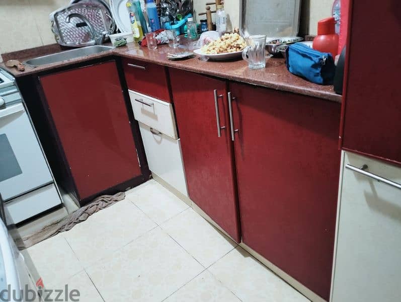 مطبخ الومتتال ٧ متر ووحدة تخزين 4