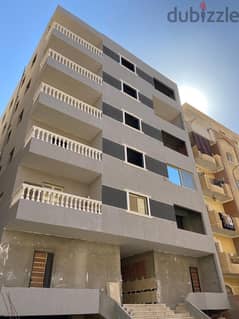 Semi-finished apartment in investment buildings, Al-Fardous City, in front of Dreamland
