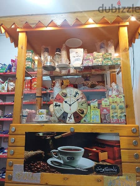 عربية قهوه او مأكولات + ماكينة اسيبرسو 1