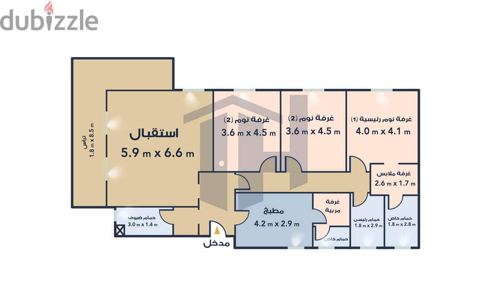 Apartment for sale, 210 sqm (Palm Hills Alexandria) 5