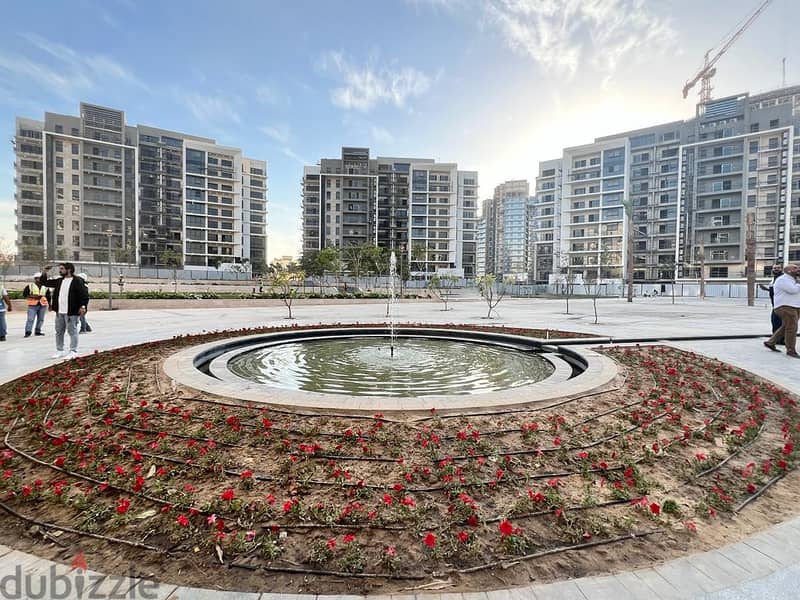 Fully finished corner apartment with air conditioners for sale in 8-year installments in Zed West Towers, Sheikh Zayed 3