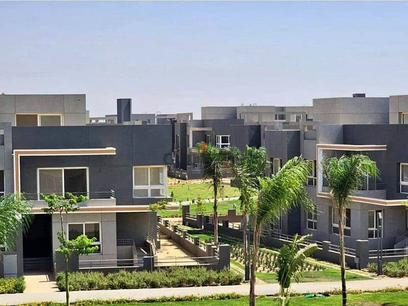 Distinctive 135 meter apartment for sale, fully finished, distinctive view, private garden, in Sheikh Zayed, next to Mountain View and October Plaza 0