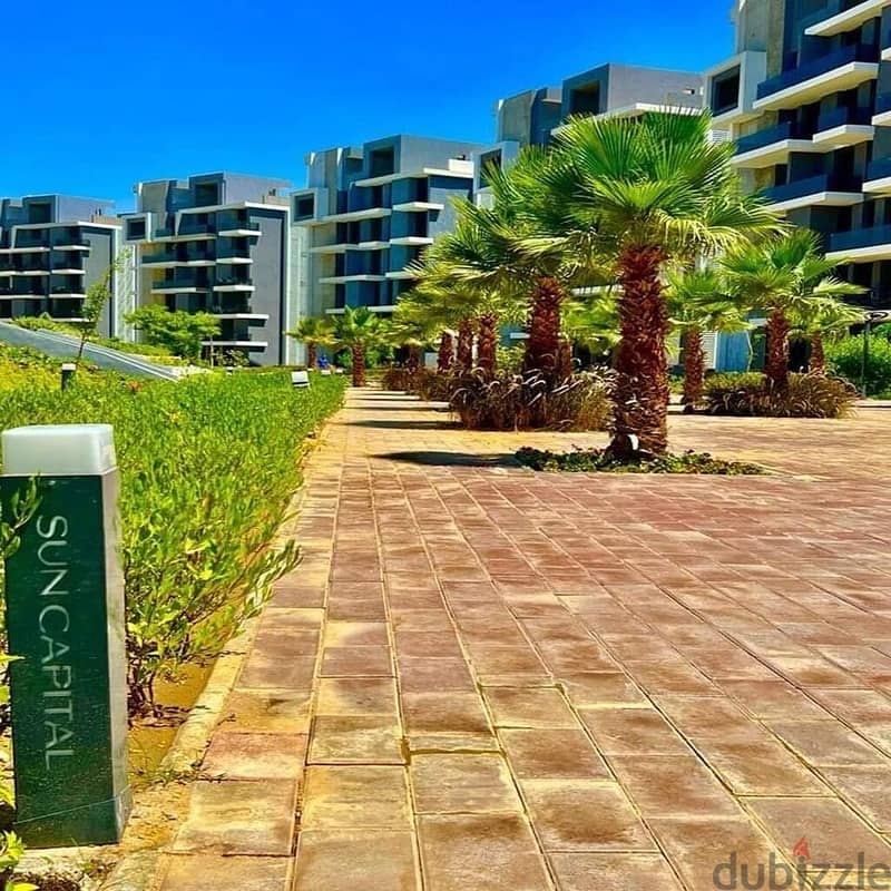 Apartment for sale in a garden in Sun Capital October compound, minutes from Mall of Egypt 9