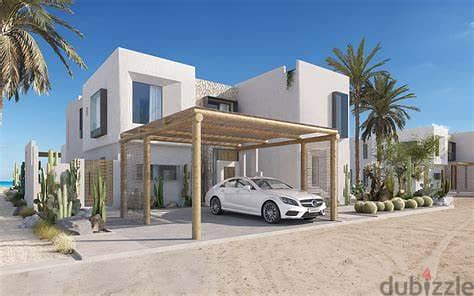 The last villa 355 meters in El Masyaf - Ras El Hekma, 5 rooms directly on the beachfront, with a 10% down payment and installments over 8 years 10