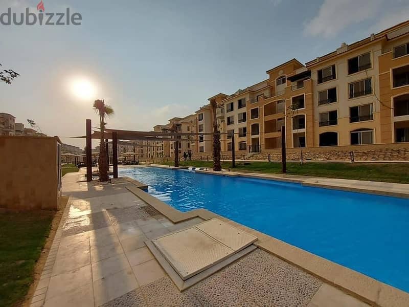Ground floor apartment with garden, 159 sqm, for sale in Sarai Compound - New Cairo 3