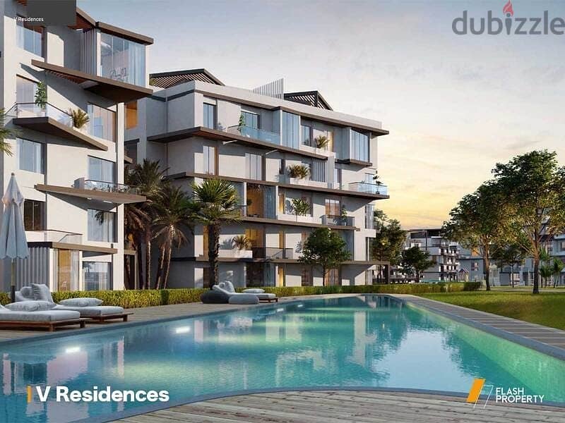 Apartment with Garden Fully Finished For Sale with installments at V - Residence / SODIC 4