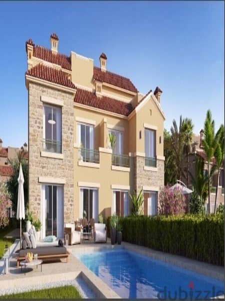Middle townhouse villa, 240 meters, immediate receipt, in the administrative capital, La Vista City, near Mufid and Hyde Park. 2
