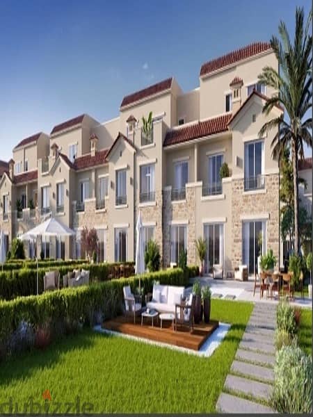 Middle townhouse villa, 240 meters, immediate receipt, in the administrative capital, La Vista City, near Mufid and Hyde Park. 4