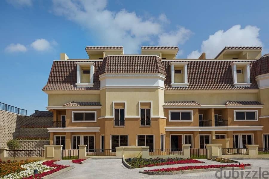 S Villa for sale in installments over 8 years in Sarai, in front of Madinaty 2