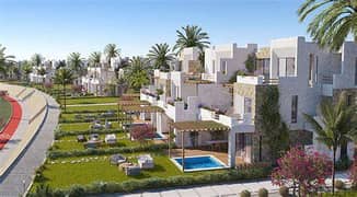 تاون هاوس 4 غرف للبيع فى المصيف الساحل الشمالى |El Masyaf - Ras El Hakma| بمقدم 10% والتقسيط على 8 سنوات 0