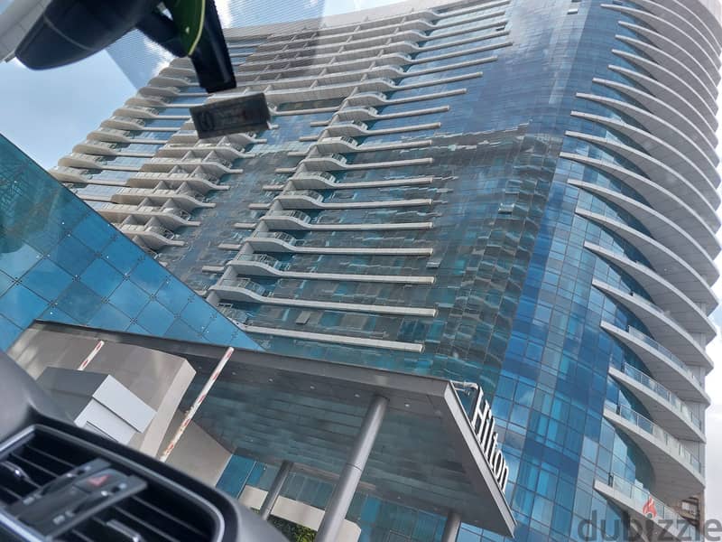 For sale, first row apartment on the Nile, immediate receipt, fully finished,Full panoramic view of the Nile in Hilton Towers, in installments 4