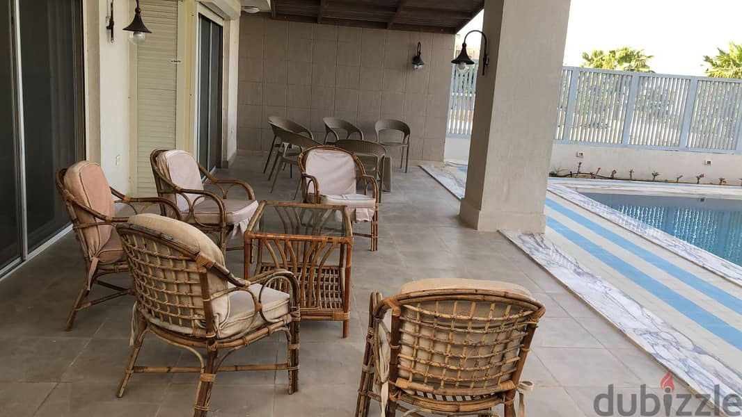 Fully furnished  + ACs Twin house Villa  in hacienda bay Palm Hills 12