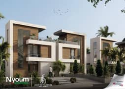 Villa Townhous  corner at old price , in Nyoum Compound , Mostakbal City