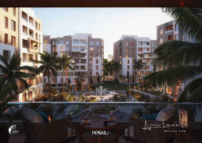 With only 5% down payment. . . a 152 sqm super deluxe apartment for sale in Mostakbal City, Rosail City Mostakbal City 5
