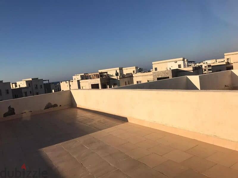 Pool view penthouse furnished with kitchen and ACs Amwaj 18