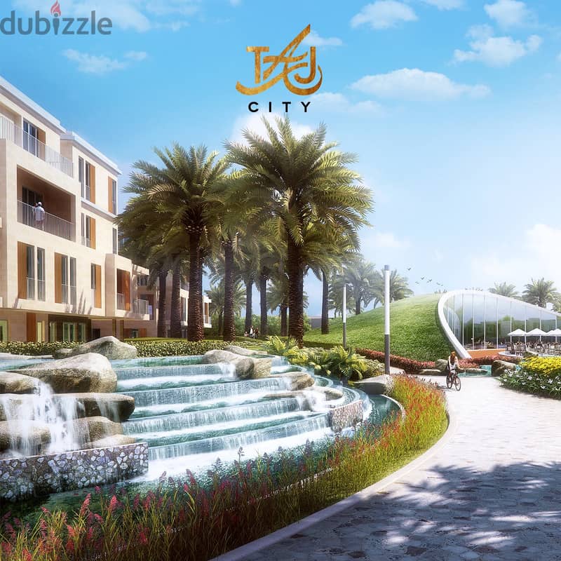 دوبلكس مميز 224م للبيع  خصم 39% أمام فندق جي دبليو ماريوت بالتجمع الخامس كمبوند تاج سيتي Taj City 1