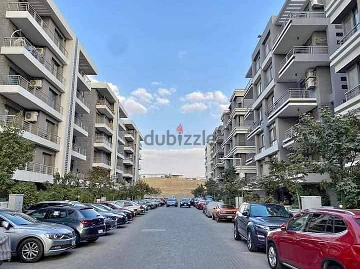 Penthouse for sale in the First Settlement in front of the Police Academy and the Kempinski Hotel (Taj City Compound) with a 10% down payment over 8 2