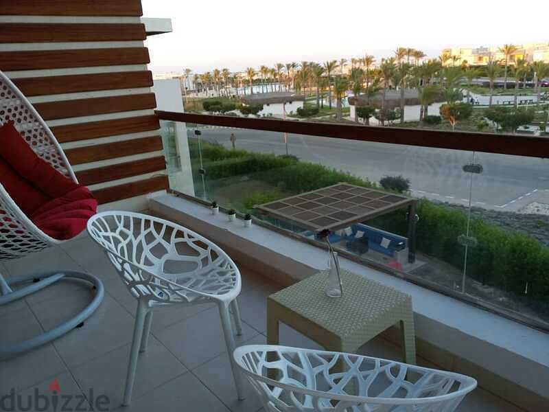 Very prime location chalet furnished with  kitchen and ACs Amwaj 1