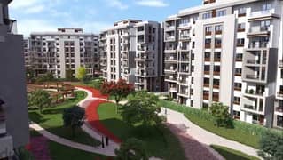 Apartment with garden for sale in Blue Vert Compound installments over 8 years